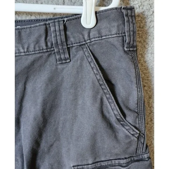 Carhartt Relaxed Fit Gray Casual Grunge Workwear Cargo Shorts Size 38 103542 - Picture 5 of 16
